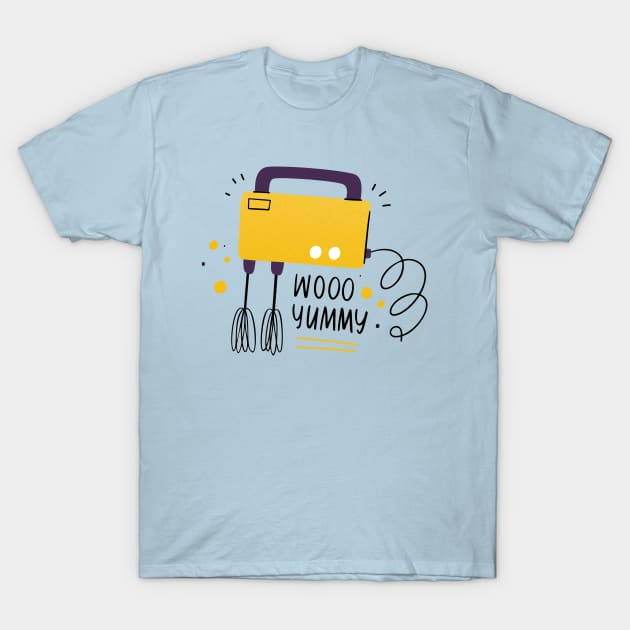 Mixer food yummy T-Shirt by Mako Design 